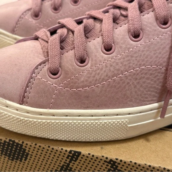 Coach Dusty Rose Nubuck Low Top Sneakers C121 - Picture 5 of 13